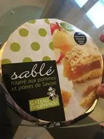 Mängden socker i Sablé fourré aux pommes et poires de Savoie
