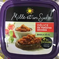 Mängden socker i Tomates séchées basilic & ail Mille et un Sud