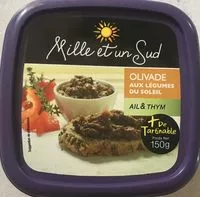 Mängden socker i Olivade aux légumes du soleil, ail & thym