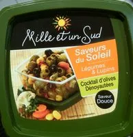 Mängden socker i Cocktail d'olives dénoyautées Saveurs du Soleil