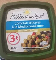Mängden socker i Cocktail olives à la méditerranéenne