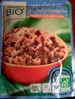 Mängden socker i Quinoa poulet et sésame