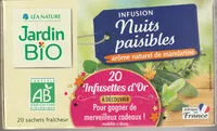 Mängden socker i INFUSION NUITS PAISIBLES