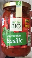 Mängden socker i Sauce tomate Basilic Jardin BIO