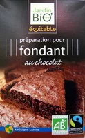 Mängden socker i Préparation pour fondant au chocolat Jardin Bio
