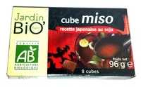 Mängden socker i Cube miso recette japonaise au soja