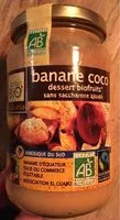Mängden socker i Banane coco Dessert biofruits