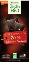 Mängden socker i Chocolat Noir dégustation Jardin Bio