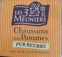 Mängden socker i Chaussons aux pommes X4