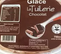 Mängden socker i Glace "La Tuilerie" chocolat
