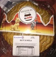 Mängden socker i Galette au nutella