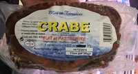 Mängden socker i Crabe cuit et pasteurisé