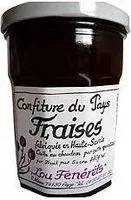 Mängden socker i Confiture de pays de fraises LOU FENERET