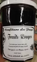 Mängden socker i Confiture aux fruits rouges