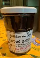 Mängden socker i Confiture de pays de cerises noires LOU FENERET