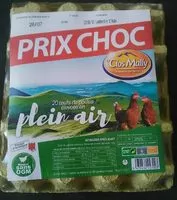 Mängden socker i 20 oeufs de poules élevées en plein air