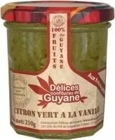 Mängden socker i Confiture De Citron Vert Vanille Délices De Guyane