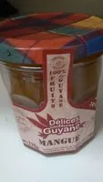 Mängden socker i Confiture de mangue Guyane