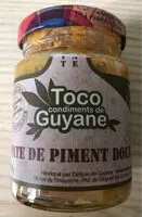 Mängden socker i Pate De Piment Doux Toco