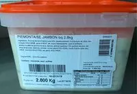 Mängden socker i Piemontaise jambon