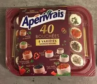 Mängden socker i Aperivrais - 40 bouchées