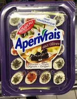 Mängden socker i Apérivrais Aux Olives