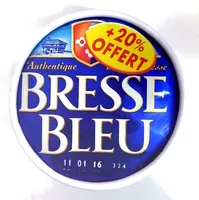 Mängden socker i Authentique Bresse Bleu (+20% offert) (30% MG)