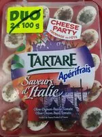 Mängden socker i Aperifrais saveurs d'Italie - duo