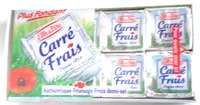 Mängden socker i Fromage carré frais demi-sel