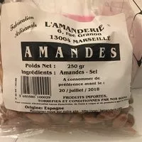 Mängden socker i Amandes salées