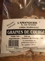 Mängden socker i Graines de courge