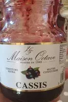 Mängden socker i Confiture extra cassis