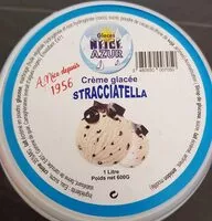 Mängden socker i Crème glacée Stracciatella