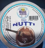 Mängden socker i Glace Nutti