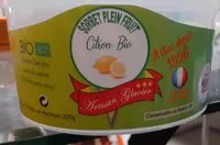 Mängden socker i Sorbet citron bio