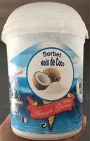 Mängden socker i Sorbet noix de coco