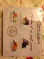 Mängden socker i Assortiment de fruits fourrés