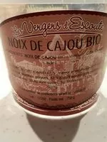 Mängden socker i Noix de  cajou Bio