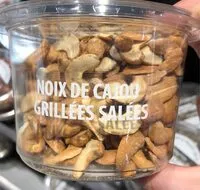 Mängden socker i Noix de cajou grillés salées