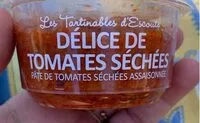 Mängden socker i Delice de tomates séchées