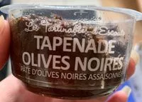 Mängden socker i Tapenade d'olive noires