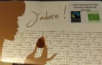 Mängden socker i J'adore truffe fantaisie Bio max