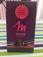 Mängden socker i TRUFFES FANTAISIE FRAMBOISE