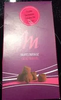Mängden socker i Truffes fantaisies fèves de cacao