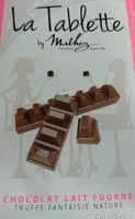 Mängden socker i Chocolat lait fourré truffe fantaisie nature