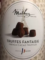 Mängden socker i Truffes fantaisie