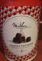 Mängden socker i Truffes au chocolat
