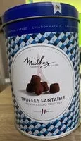 Mängden socker i Truffes fantaisie