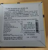 Mängden socker i Truffes