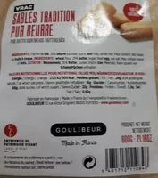 Mängden socker i Sablés tradition pur beurre